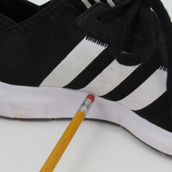 Adidas Women 8.5 Swift Run FY2134 Black White Running Shoes Sneakers Athletic - Picture 12 of 16